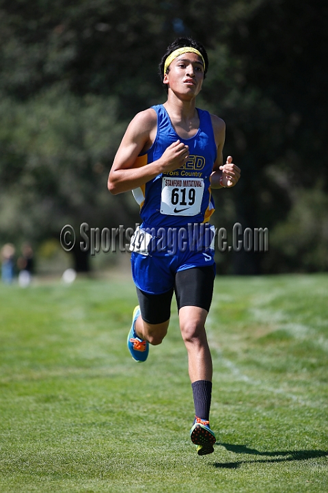 2014StanfordD2Boys-149.JPG - D2 boys race at the Stanford Invitational, September 27, Stanford Golf Course, Stanford, California.